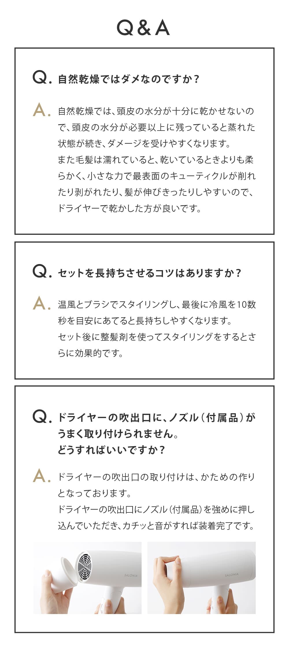 秋冬限定カラー登場 Salonia スピーディーイオンドライヤー